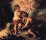 Bartolome Esteban Murillo, Infant Christ Offering a Drink of Water to St.Fohn